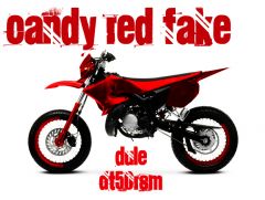 Yamaha DT 50 Candy Red Fake