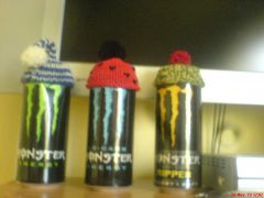 Monster Energy mit Hauben :-)