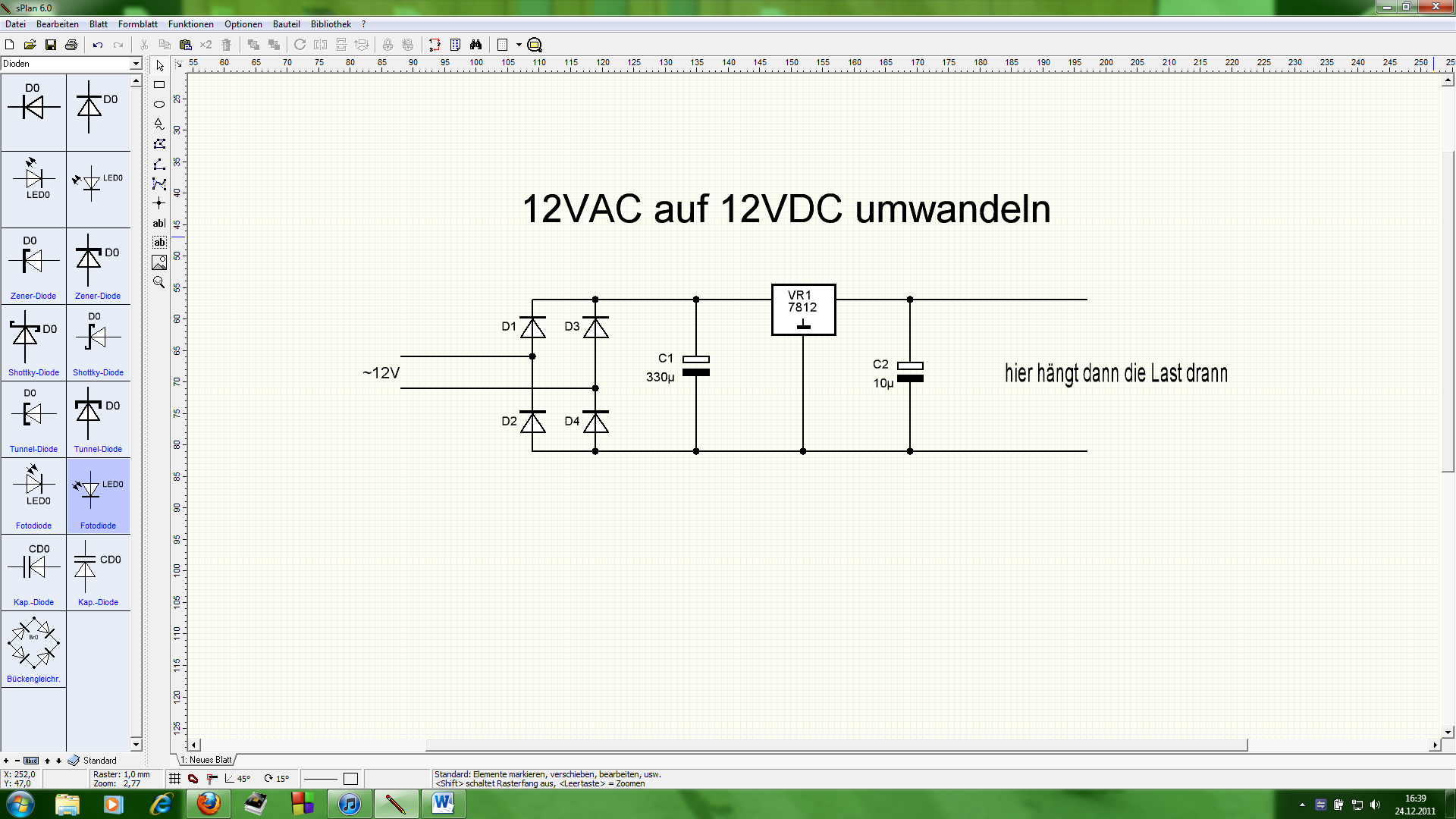 12VAC auf 12VDC umwandeln - Elektronikbereich - 2Stroke-Tuning